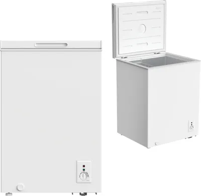 Produktbild von YUNA FROSTER 100E, Weiß, Gefriertruhe, 99 Liter, DUAL Modus Gefrieren oder Kühlen, Inklusive Drahtkorb