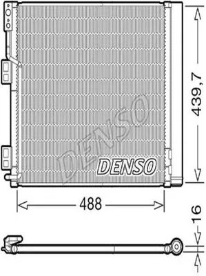 Obrázok produktu pre Kondenzátor klimatizácie DENSO DCN46028