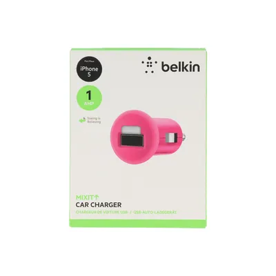 Produktbild von Belkin USB Car Charger für iPod iPhone Navi's Smartphones pink