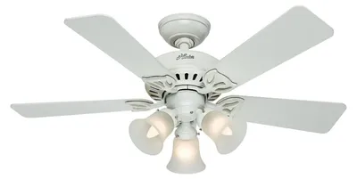 Immagine prodotto di Ventilatore da soffitto con luce e catenelle Beacon Hill Bianco 107 cm