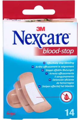 Produktbild von 3M - Blood-Stop Blutungspflaster, Packung mit 14 Stück