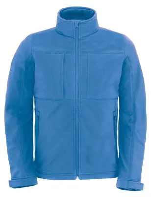 Produktbild von B&C - Softshelljacke mit Kapuze für Herren FK2539 (L) (Azurblau)