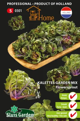 Immagine prodotto di Semi di germogli di fiori Kalettes Garden Mix – fiori di cavolo in miniatura unici e nutrienti per uso culinario
