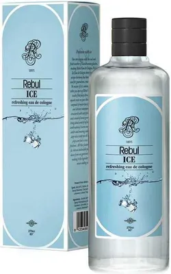 Produktbild von Rebul Eau De Cologne 270ml ICE Splash Lotion Glasflasche