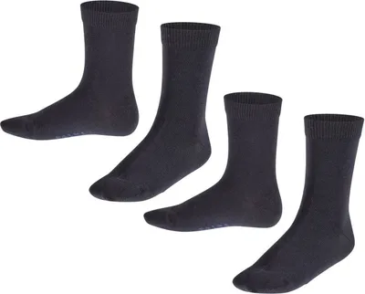 Produktbild von FALKE Kinder Socken, 2er Pack - Happy, Kurzsocken Dunkelblau 27-30