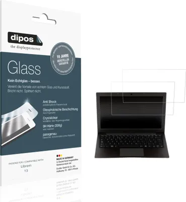 Image de 2x Protection ecrán pour Librem 13 Verre souple Film Protecteur 9H dipos