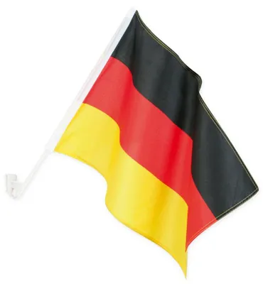 Produktbild von Autofahne FAN ca. 45 x 30 cm, Deutschland, Fußball, WM, EM