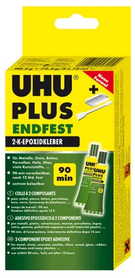 Produktbild von UHU 2 Komponenten Klebstoff plus endfest 163 g in Tube