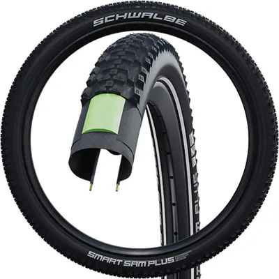 Zdjęcie produktu dla Opona Schwalbe Smart Sam Plus 27.5x2.35" 60-584 czarna Reflex E-50 HS624 drutowa