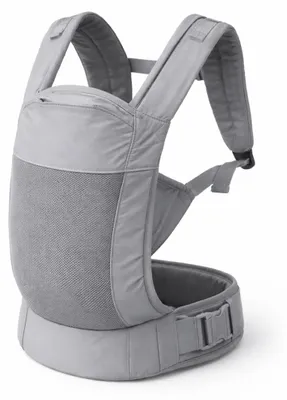 Obrázek produktu pro Dětské nosítko Beco Fly šedé lehké kompaktní pro děti 7–20 kg s prodyšnou síťovinou a kapucí
