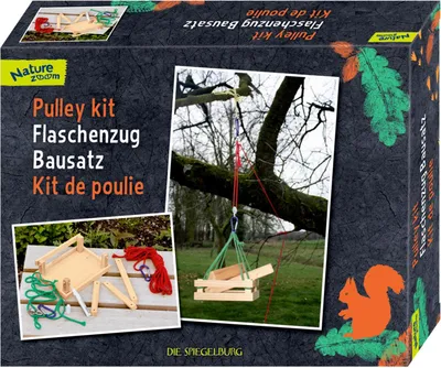 Produktbild von Coppenrath 22357 - Die Spiegelburg - Nature Zoom - Bausatz Flaschenzug