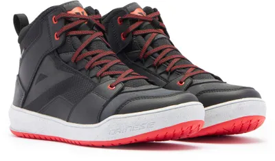 Zdjęcie produktu dla Wodoodporne buty motocyklowe Dainese Suburb D-WP 2.0, czarno-biało-czerwone, rozmiar 46