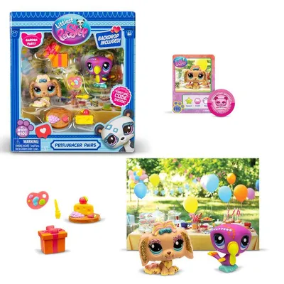 Obrázek produktu pro Littlest Pet Shop balení 2 figurek Petfluenceři MIX - Garden Party