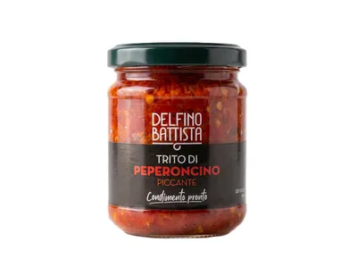 Productafbeelding van Gehakte chilipepers in zonnebloemolie, 190 gram