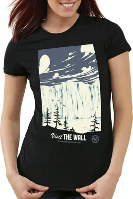 Produktbild von style3 Die Mauer Damen T-Shirt snow nachtwache jon winterfell schnee, Größe:L
