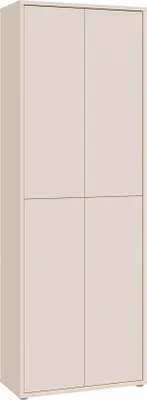 Produktbild von Schuhschrank >ALICE SPRINGS< 4 Türen, push to open, sandfarbig - 74,5x191,9x34,9cm (BxHxT)