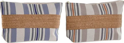 Produktbild von ESPRIT Beige Lila Home Travel Neceser 25 x 7 x 15 cm (2 Stück)