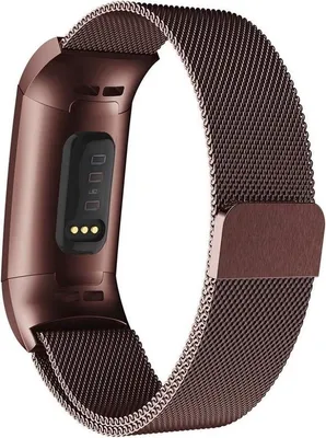 Produktbild von Go Go Gadget – Milanaise-Armband – Geeignet für Fitbit Charge 4 – Braun – Klein