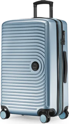 Immagine prodotto di HAUPTSTADTKOFFER - Medium - Valigia media trolley rigido, bagaglio da stiva con estensione XL, doppie ruote, chiusura TSA, 68 cm, 88 L, blu piscina