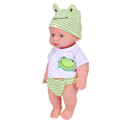 Zdjęcie produktu dla Lalka bobas, lalka bobas, winylowa lalka bobas, lalka, lalka noworodek, lalka bobas z ubrankami
