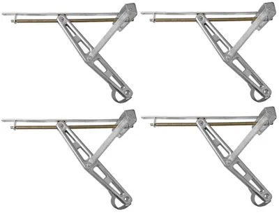 Produktbild von 4 x Kurbelstütze 68x29x10cm Drehstütze Hubhöhe bis 47cm Ausdrehstütze 600kg
