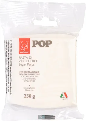Produktbild von Pasta Di Zucchero Pop Bianco Candido 250g Zuckerpaste - Modecor