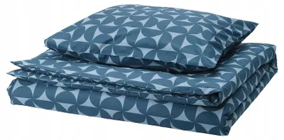Produktbild von IKEA ANGSNEJLIKA Bettwäsche Set Hellblau 150x200 cm