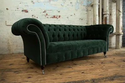 Immagine prodotto di Divano Chesterfield 3 posti design divano imbottito divani divani tessile tre posti