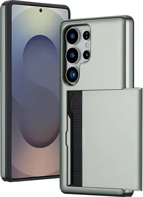 Zdjęcie produktu dla imoshion Backcover z uchwytem na kartę do Samsung Galaxy S25 Ultra - Zielony