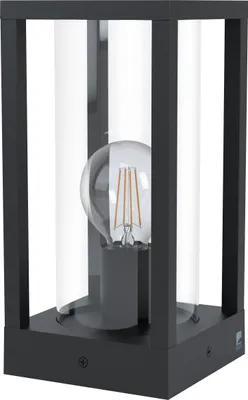 Image de Eglo 98714 CASCINETTA E27 Lampadaire d'extérieur Socle 150x150mm Noir IP54
