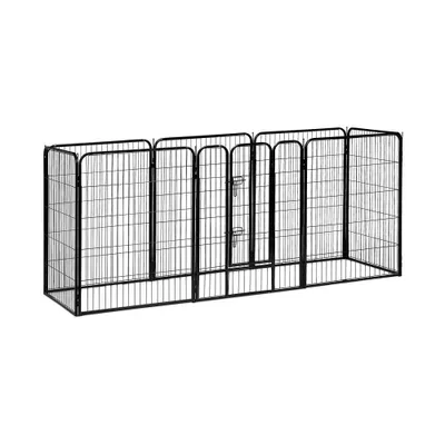 Immagine prodotto di relaxdays 10025124_60 relaxdays Welpenauslauf Größe XL schwarz 76,5 x 235,0 x 100,0 cm