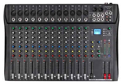 Image de Table de mixage audio, 8 canaux, connectivité Bluetooth et USB, DT12