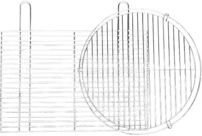 Image de LANDMANN GRILLROSTE Grille 0187 6 Mm 58x30 Cm