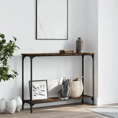Produktbild von Cloris Designermöbel Konsolentisch Räuchereiche 101x30,5x75 cm Holzwerkstoff 2024 Neu