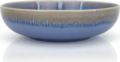 Produktbild von Stoneware Suppenteller, 20 cm, blau