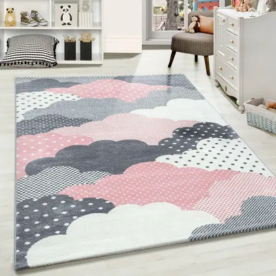 Image de Carpetsale24 Tapis pour Chambre d’Enfant Style Moderne pour Garçons et Filles Forme Rectangulaire ou Ronde Doux, Taille: 120 cm rond
