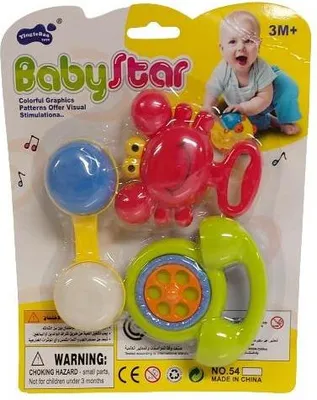 Obrázek produktu pro Sada dětských chrastítek 3 ks.