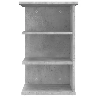Obrázok produktu pre vidaXL Bočný regál Concrete Grey 35x35x55 cm Drevo Materiál