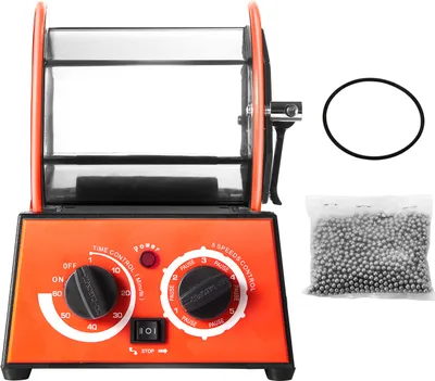 Image de SucceBuy 3 kg émotteur rotatif - polisseur de surface pour le polissage des bijoux. Machine de bricolage pour la fabrication de pierres précieuses