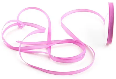Produktbild von Logbuch-Verlag 1 Rolle Band Bastelband zum Nähen 25 Meter x 1 cm rosa Erika violett als Dekoband Geschenkband Schleifenband