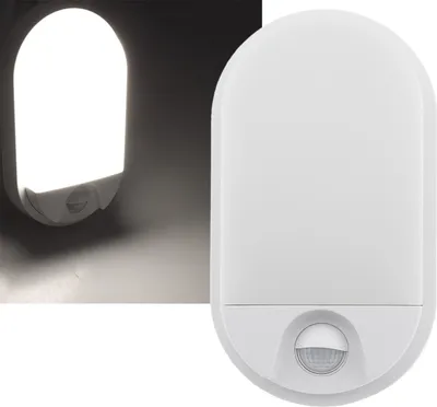 Zdjęcie produktu dla Lampa zewnętrzna LED ChiliTec z czujnikiem ruchu zasięg 10W 1010lumen