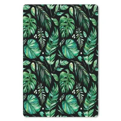 Produktbild von MuchoWow® Mauspad Mousepad Blätter - Vintage - Natur 18x27 cm - Mousepads - Maus Mat - Pad - Mausunterlage