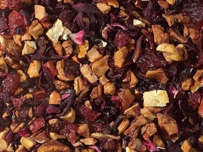 Produktbild von 1 kg  Früchteteemischung Winterromantik Zimt-Note aromatisiert