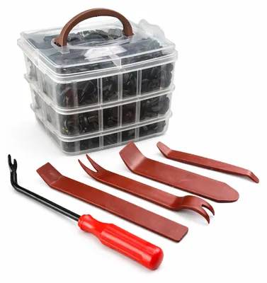 Obrázok produktu pre Sada sťahovákov na demontáž čalúnenia so sadou spôn 620ks Gebo Tools