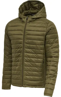 Produktbild von Hummel, hmlRED QUILTED HOOD JACKET, Dunkeloliv, Größe S
