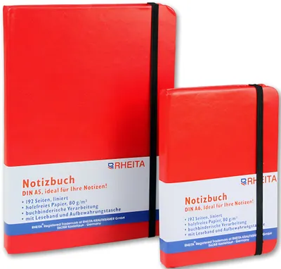 Produktbild von Notizbuch, Gummizugverschluss, A5, liniert, 96 Blatt, 4006335095571