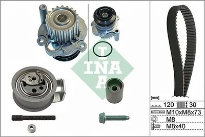 Immagine prodotto di Pompa dell'acqua + set di cinghie di distribuzione
