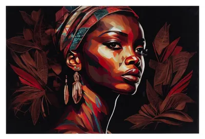 Productafbeelding van Afrikaans doek, 118 x 78 cm