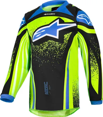 Produktbild von Alpinestars Racer Nomur Kinder Motocross Jersey, dunkelblau, XS
