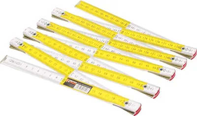 Produktbild von Profi Zollstock 2 m Schmiege Holzschmiege Gliedermaßstab Gliedermeßstab Zollstab